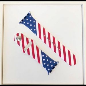American Flag Silicone Apple Watch Band